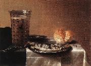 CLAESZ, Pieter Still-life with Herring fg Norge oil painting reproduction